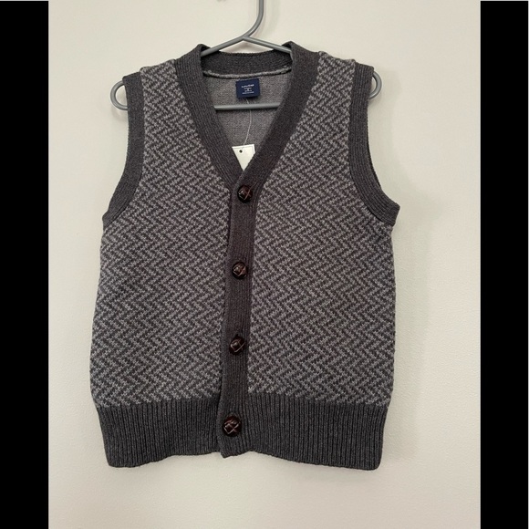 NWT - Baby Gap Gray Sweater Vest - Size: 3 - Picture 1 of 2